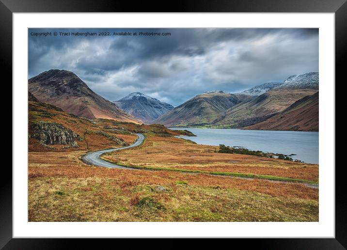 Wasdale Winding Road Framed Mounted Print by Traci Habergham