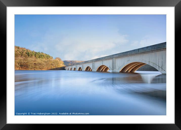 Ashopton Viaduct Derwent Reservoir Framed Mounted Print by Traci Habergham
