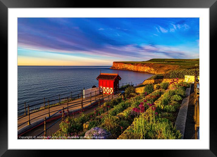 Saltburn Framed Mounted Print by Andrew  Sturdy
