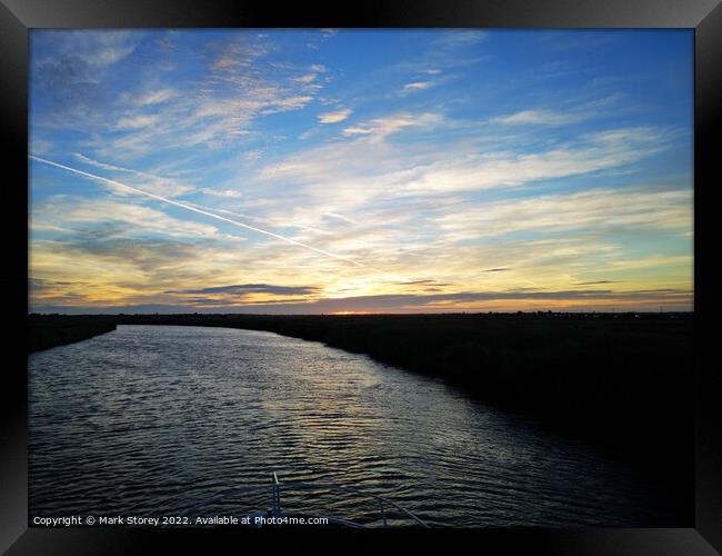 Sky cloud Framed Print by Mark Storey