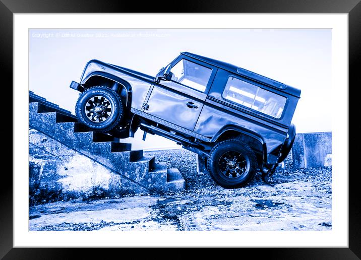 Land Rover Adventure Framed Mounted Print by Daniel Gwalter