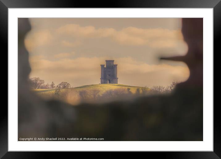 Paxton Tower  Framed Mounted Print by Andy Shackell