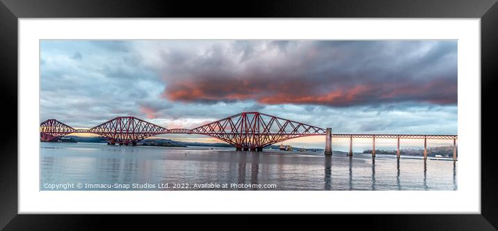 The Forth Railway Bridge Framed Mounted Print by Storyography Photography
