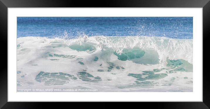 A White Wash Framed Mounted Print by Shaun Sharp