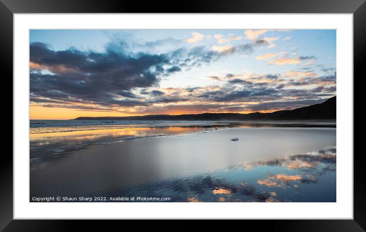 Reflections from Above Framed Mounted Print by Shaun Sharp