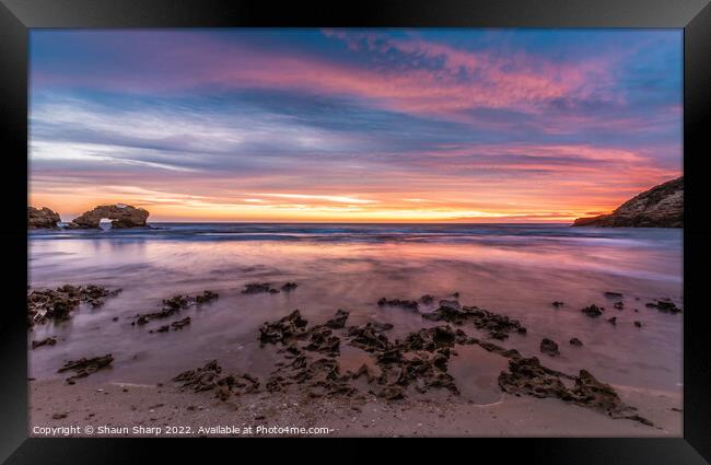 Sunset at Bridgewater Bay Framed Print by Shaun Sharp