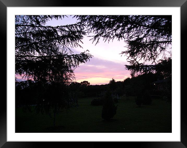 North Yorkshire at dusk Framed Mounted Print by Gareth Wild