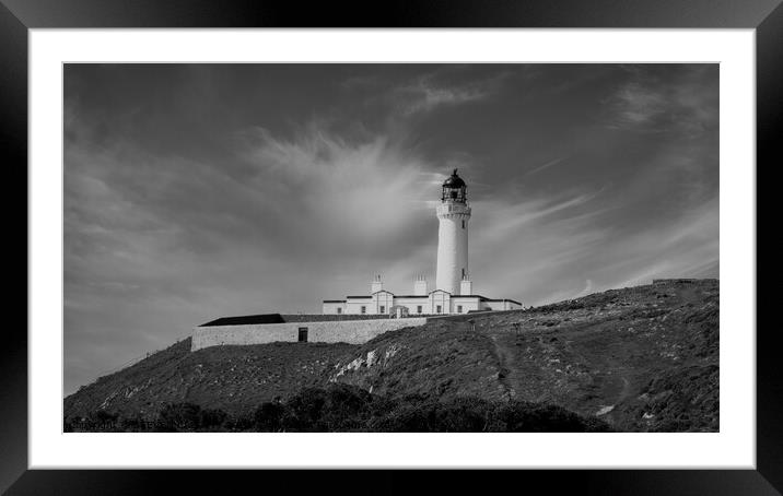 Mull Of Galloway Lighthouse Framed Mounted Print by STEVEN CALCUTT