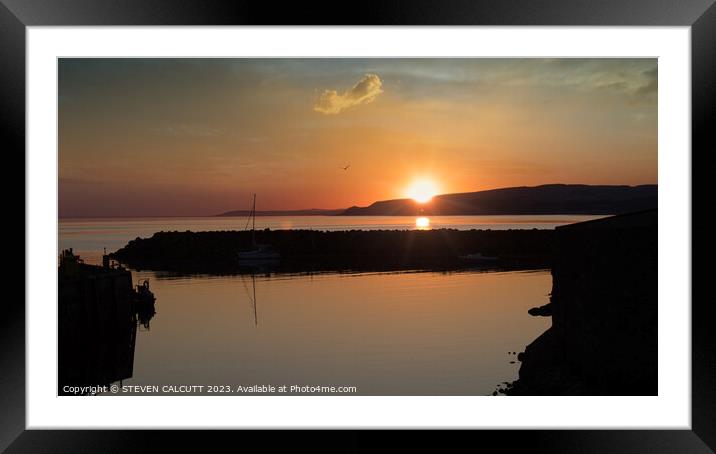 Port William Framed Mounted Print by STEVEN CALCUTT