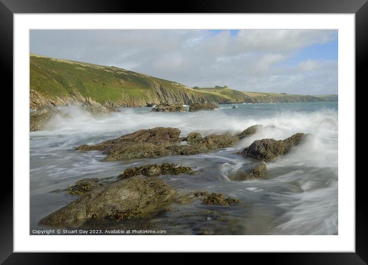 Wadham Rocks Beach - Secluded Beauty Framed Mounted Print by Stuart Day