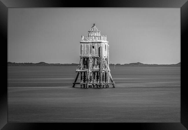 Majestic Beacon over Firth of Tay Framed Print by DAVID FRANCIS