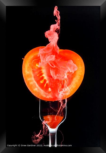 Tomato Sauce Framed Print by Drew Gardner