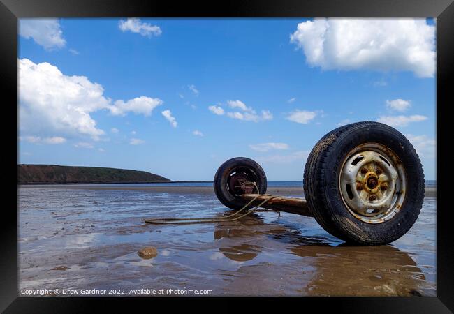 Filey Bay Framed Print by Drew Gardner