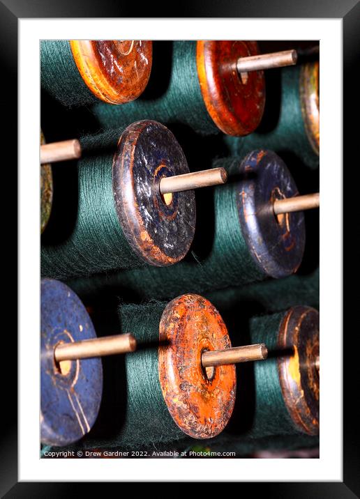 Weaving Loom Framed Mounted Print by Drew Gardner