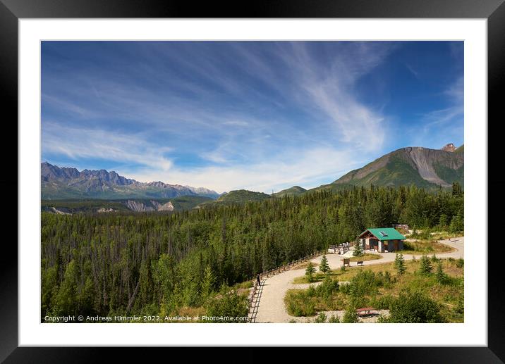 Matanuska Glacier State Recreation Site Framed Mounted Print by Andreas Himmler