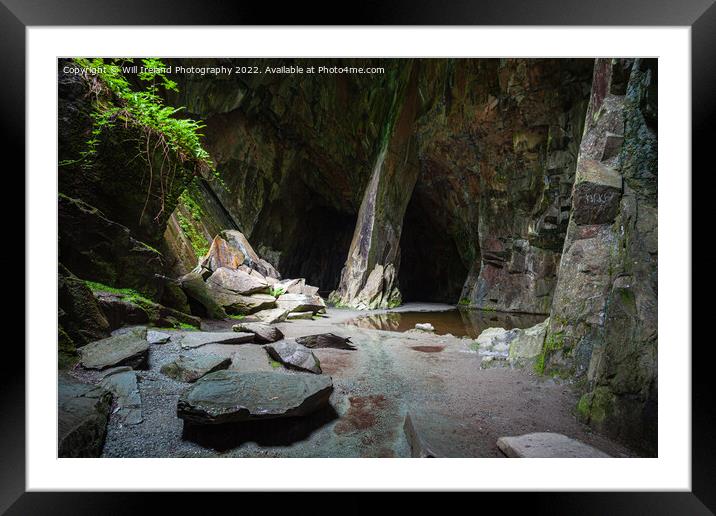 Lake District - Cathedral Cave  - Little Langdale Framed Mounted Print by Will Ireland Photography