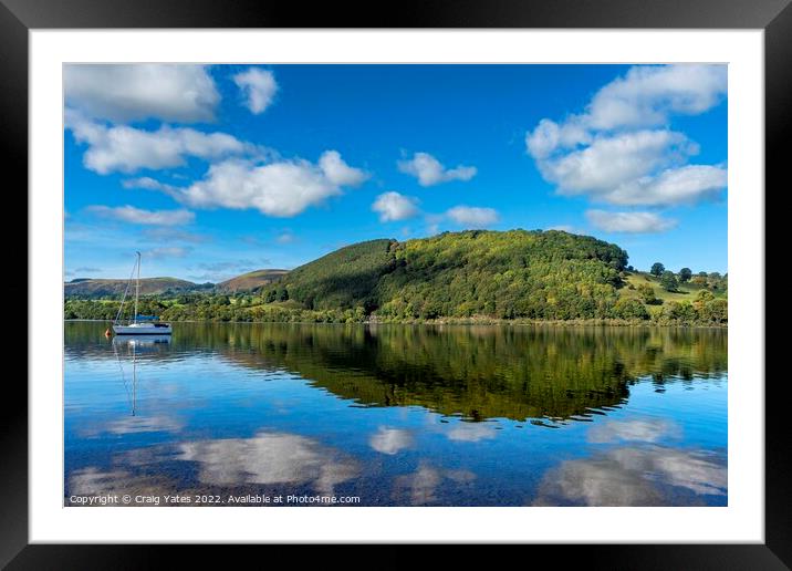 Ullswater Reflection  Framed Mounted Print by Craig Yates