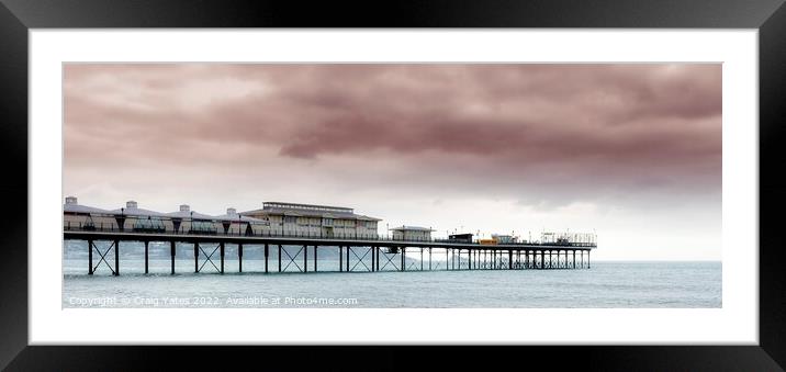 Paignton Pleasure Pier Devon Framed Mounted Print by Craig Yates