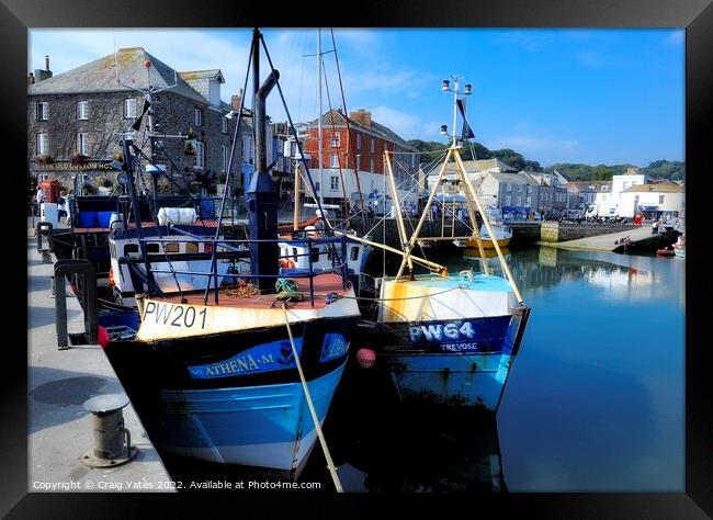 Padstow Harbour Framed Print by Craig Yates