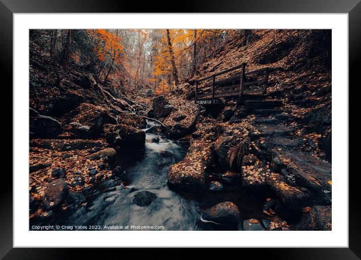 Wyming Brook Nature Reserve Sheffield Framed Mounted Print by Craig Yates