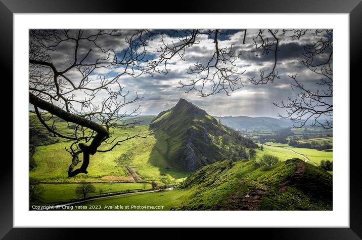 Parkhouse Hill Peak District National Park. Framed Mounted Print by Craig Yates