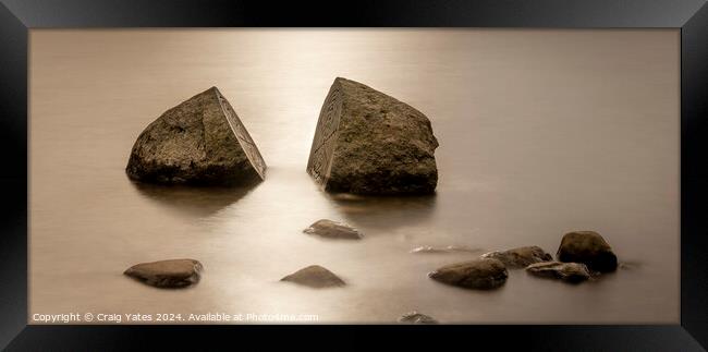  Millennium Stone. Framed Print by Craig Yates
