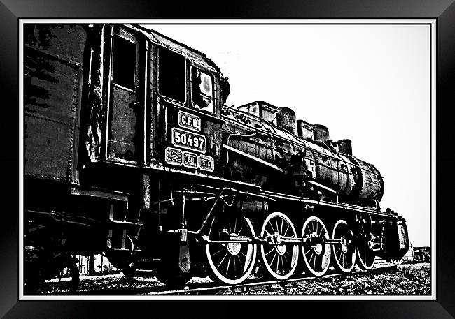R class steam locomotive Framed Print by Ciobanu Razvan