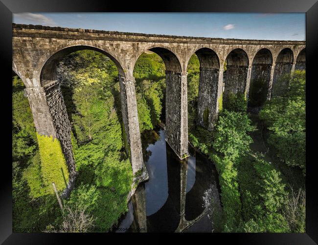Merthyr Tydfil Viaduct Framed Print by Glenn Booth