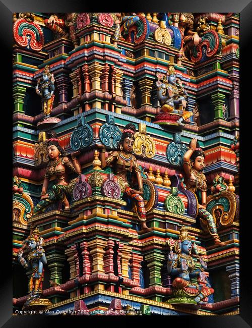 Sri Maha Mariamman Temple, Bangkok Framed Print by Alan Crumlish