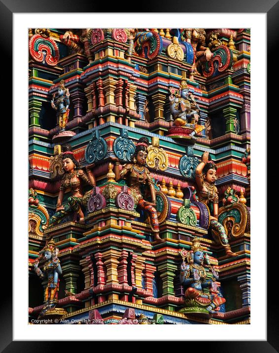 Sri Maha Mariamman Temple, Bangkok Framed Mounted Print by Alan Crumlish