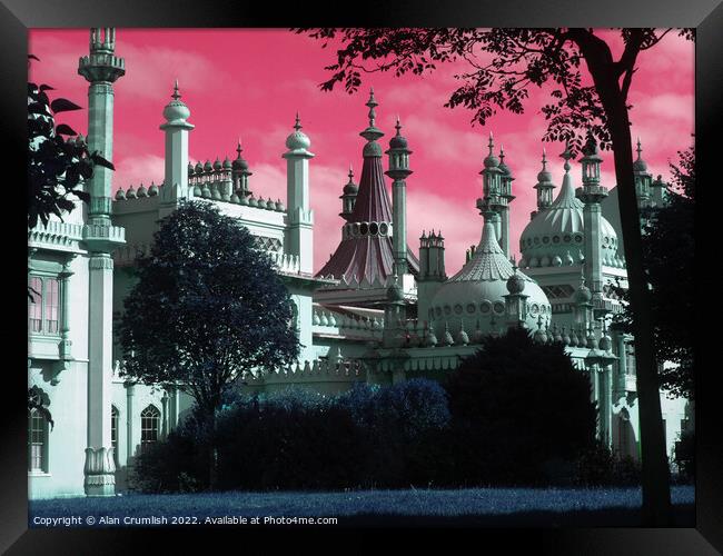 Brighton Pavilion surreal Framed Print by Alan Crumlish