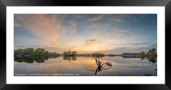 Blue Hour Sunset Framed Mounted Print by Ivie McLardy