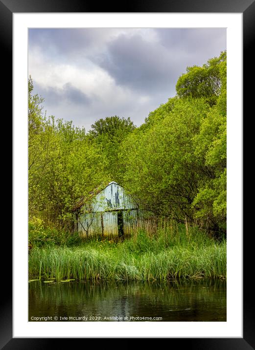 The Old Boathouse Framed Mounted Print by Ivie McLardy