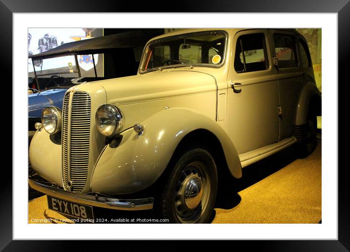 Singer Car at the Beaulieu Motor Museum Framed Mounted Print by Ray Putley