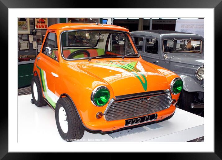 Mini Special on display at the Beaulieu Motor Muse Framed Mounted Print by Ray Putley