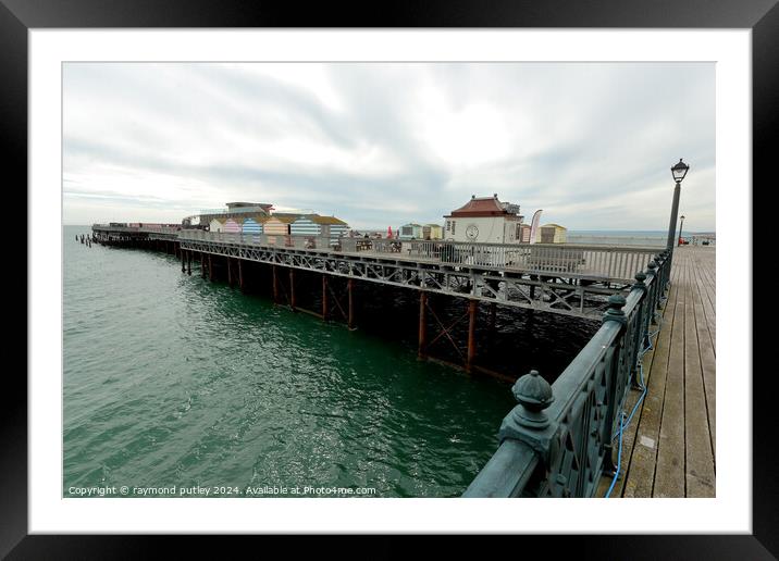 Hastings Seafront - Pier Framed Mounted Print by Ray Putley