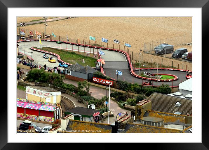 Hastings Seafront - Amusements  Framed Mounted Print by Ray Putley