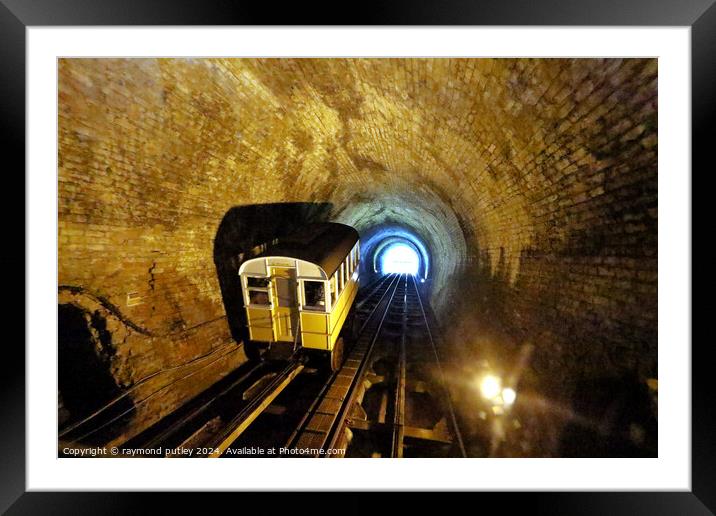 Hastings Seafront - Cliff Railway Framed Mounted Print by Ray Putley