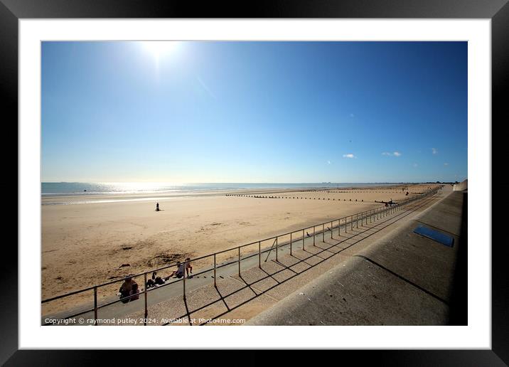 Dymchurch Seafront Framed Mounted Print by Ray Putley