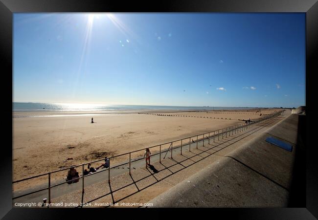Dymchurch Seafront  Framed Print by Ray Putley