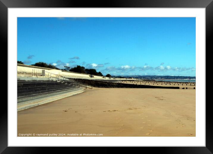 Dymchurch Seafront Framed Mounted Print by Ray Putley