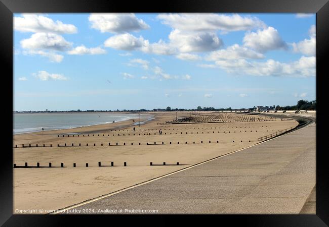 Dymchurch Seafront Framed Print by Ray Putley