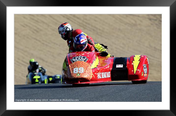 Molson Group British Sidecars. Framed Mounted Print by Ray Putley