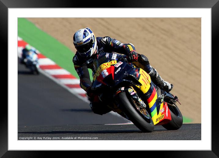 Pirelli National Superstock. Framed Mounted Print by Ray Putley