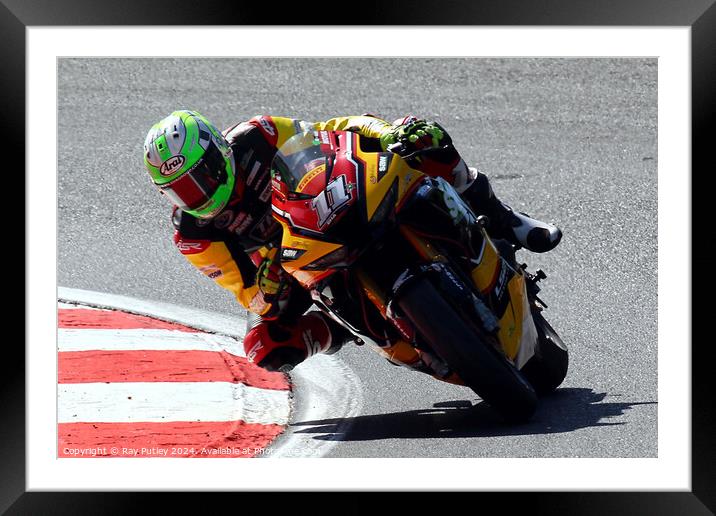 Pirelli National Superstock. Framed Mounted Print by Ray Putley