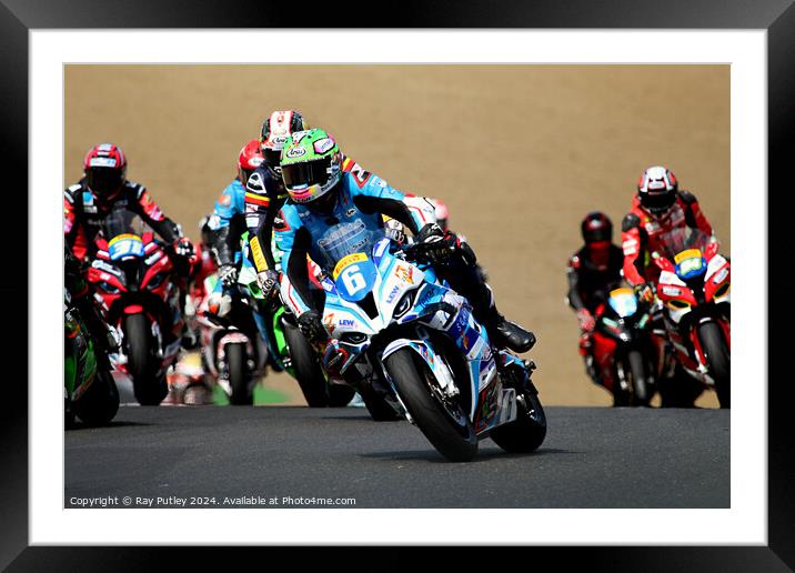 Pirelli National Superstock. Framed Mounted Print by Ray Putley