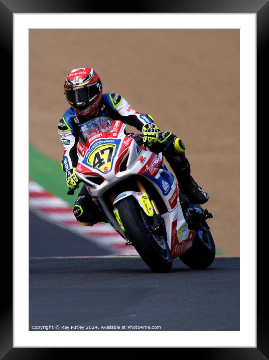 Pirelli National Superstock. Framed Mounted Print by Ray Putley