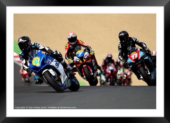 Pirelli National Superstock. Framed Mounted Print by Ray Putley