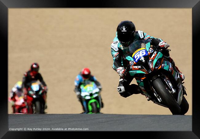 Pirelli National Superstock. Framed Print by Ray Putley