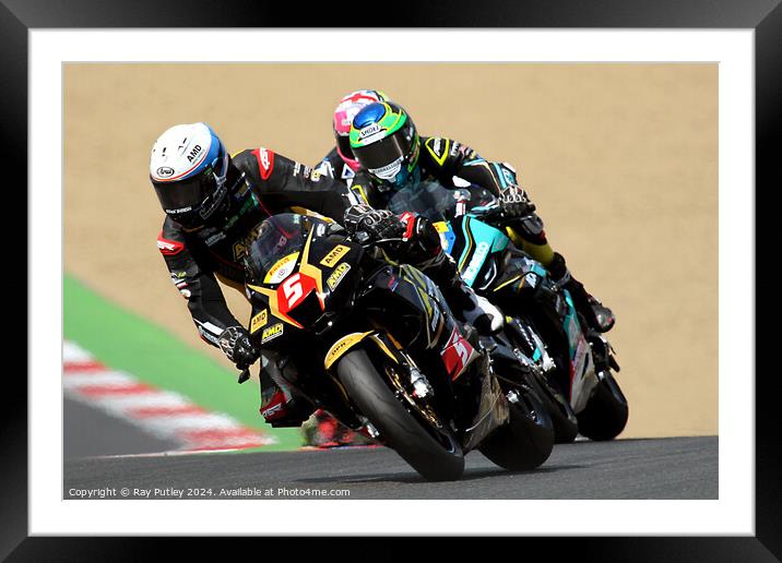 Pirelli National Superstock. Framed Mounted Print by Ray Putley